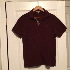 Burberry Brit Burgundy Polo